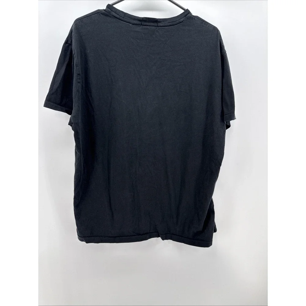 Polo Ralph Lauren Men's Black Box Logo Graphic Crew-Neck T-Shirt Sz L‎